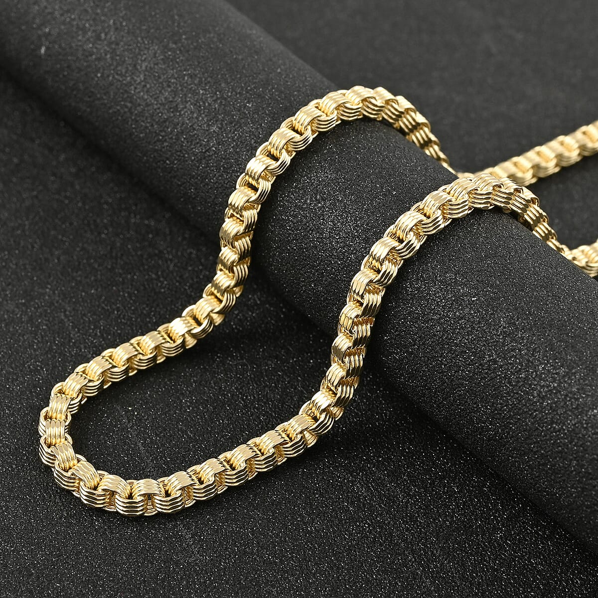 10K Yellow Gold 4mm Alexander Chain Necklace 18 Inches 12 Grams image number 1