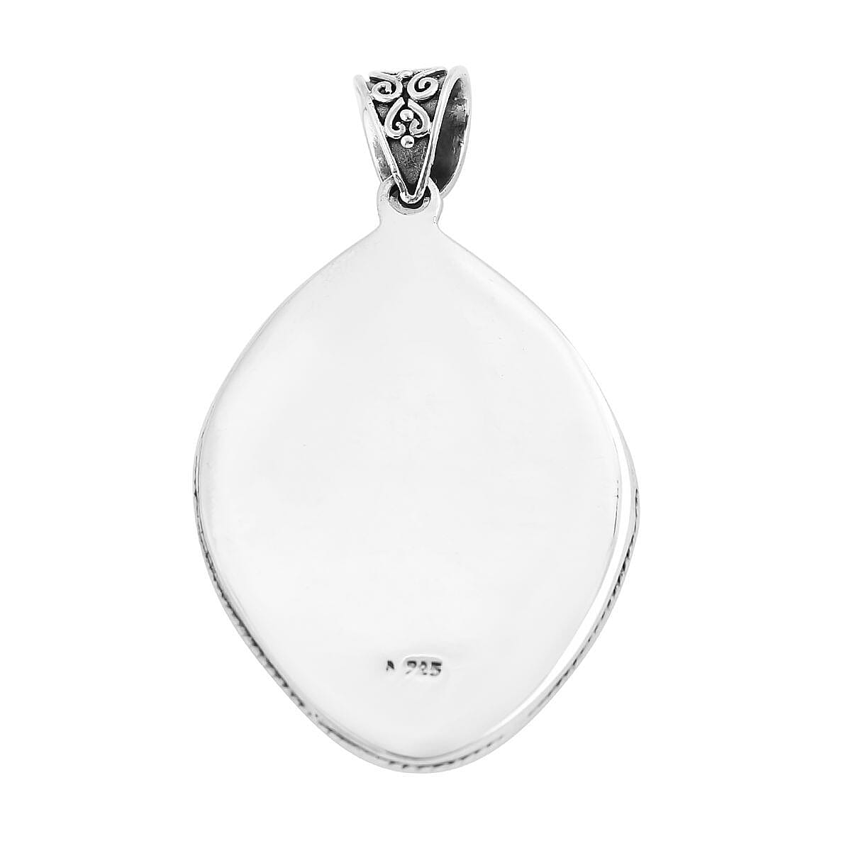 Bali Legacy Volcanic Quartz (Triplet) Pendant in Sterling Silver 12.75 ctw image number 4