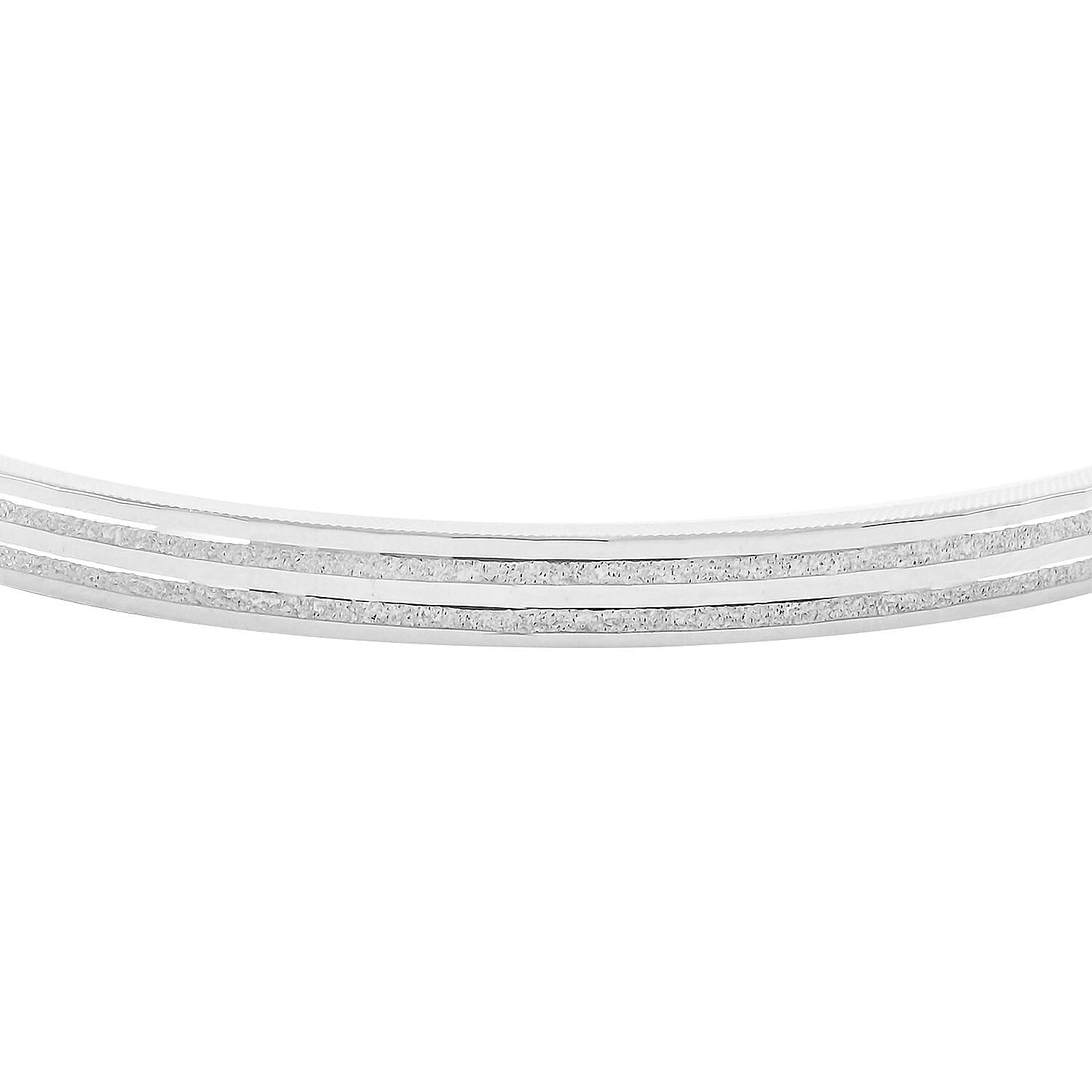 950 Platinum Bangle Bracelet (7.0 in) 24.30 Grams