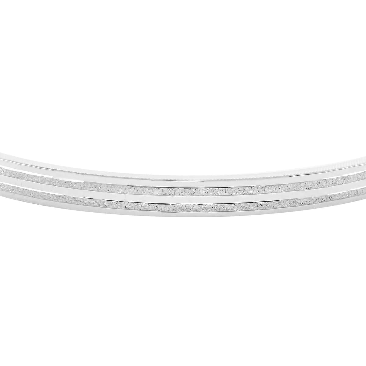 950 Platinum Bangle Bracelet (7.0 in) 24.30 Grams image number 2