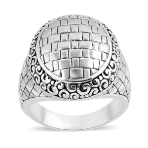 Bali Legacy Sterling Silver Men's Ring (Size 11.0) 12.20 Grams