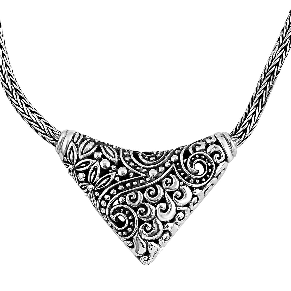 Bali Legacy Necklace in Sterling Silver 22-23 Inches 24.90 Grams image number 3