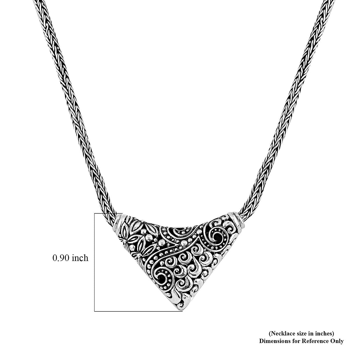 Bali Legacy Necklace in Sterling Silver 22-23 Inches 24.90 Grams image number 5
