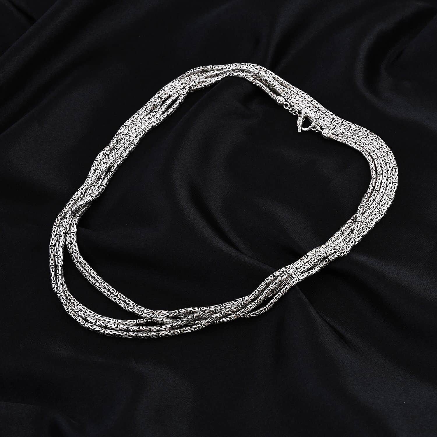 Buy Bali Legacy Sterling Silver Borobudur Necklace 100 Inches