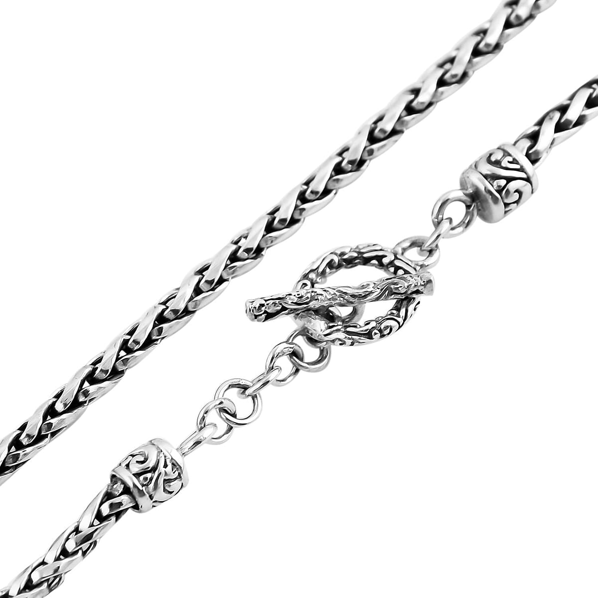 Bali Legacy Sterling Silver Padian Necklace 100 Inches 87.40 Grams image number 3