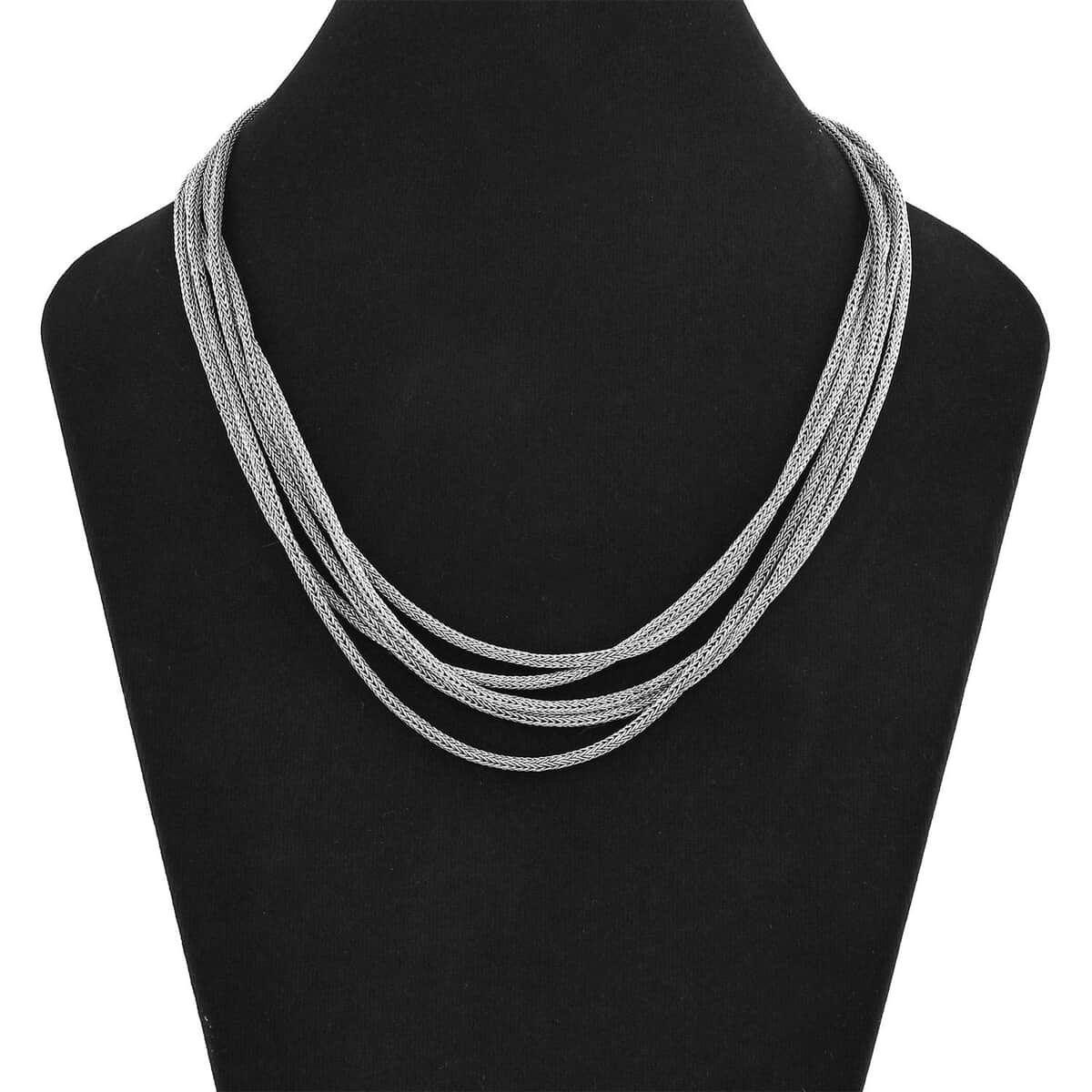 Doorbuster Bali Legacy Sterling Silver Tulang Naga Necklace (60 Inches) (51.70 g) image number 2