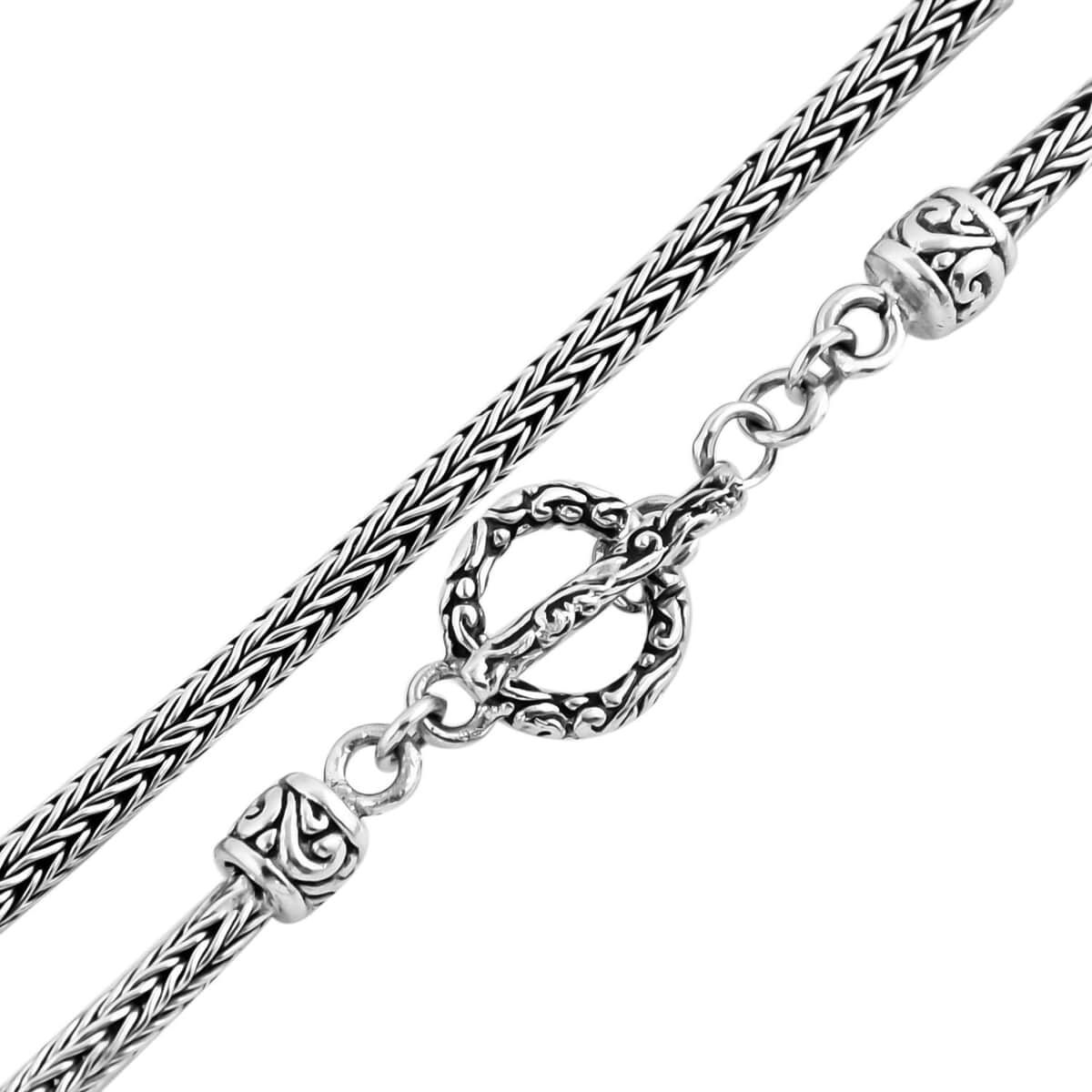 Doorbuster Bali Legacy Sterling Silver Tulang Naga Necklace (60 Inches) (51.70 g) image number 3