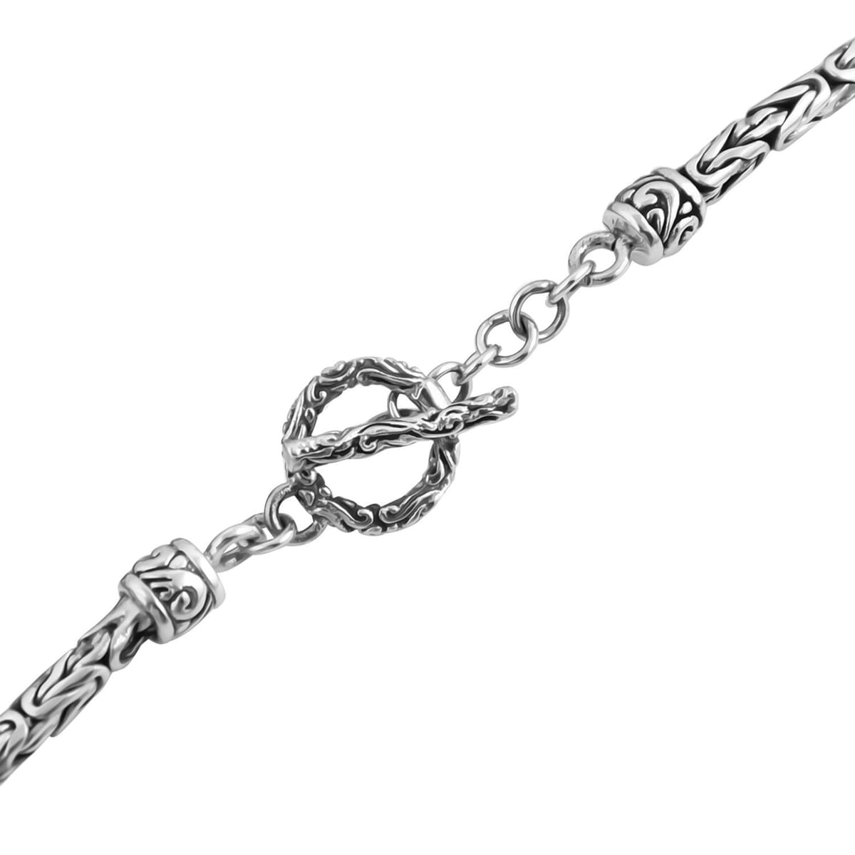 Bali Legacy Sterling Silver Borobudur Necklace 60 Inches 66.25 Grams image number 3