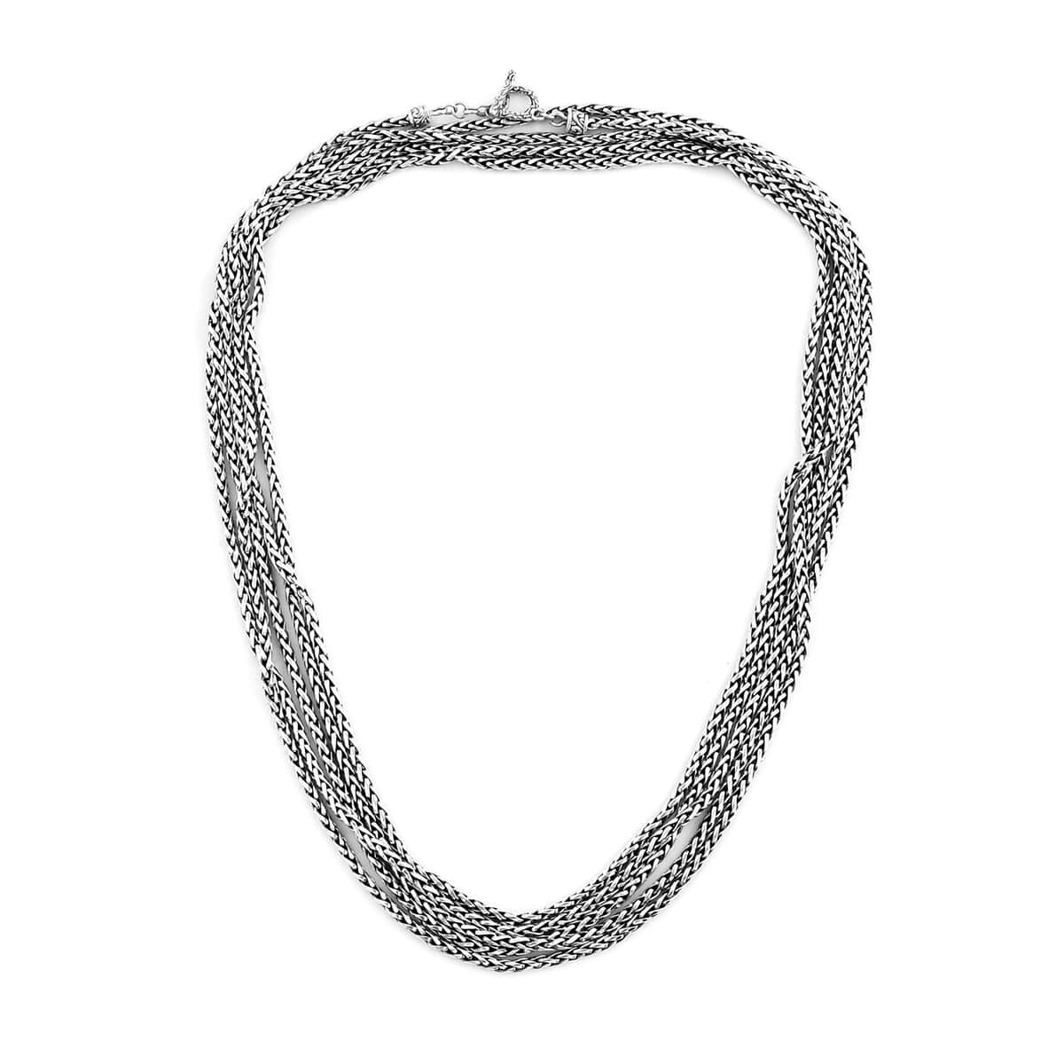 Bali Legacy Sterling Silver Padian Necklace 60 Inches 52.75 Grams image number 0