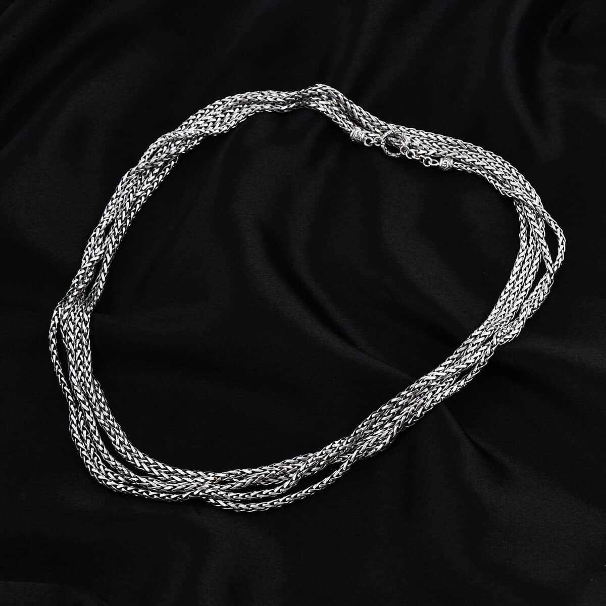 Bali Legacy Sterling Silver Padian Necklace 60 Inches 52.75 Grams image number 1