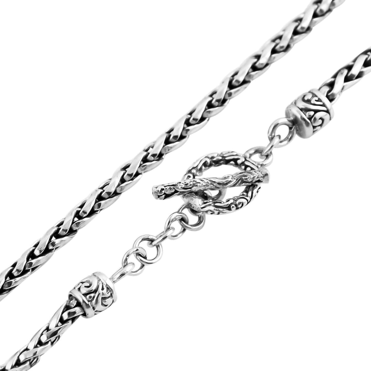 Bali Legacy Sterling Silver Padian Necklace 60 Inches 52.75 Grams image number 3