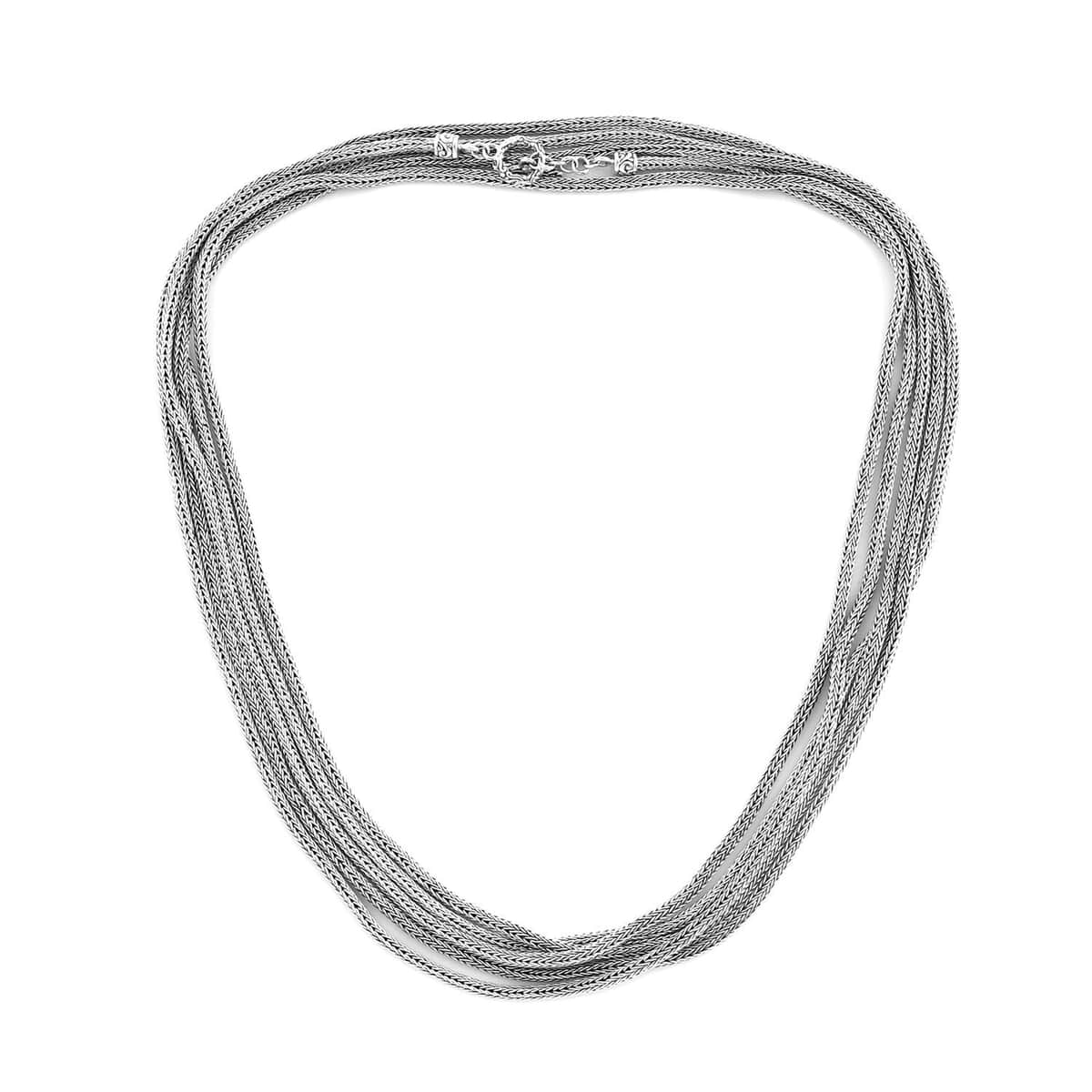Bali Legacy Sterling Silver Tulang Naga Necklace 36 Inches 33.15 Grams image number 0