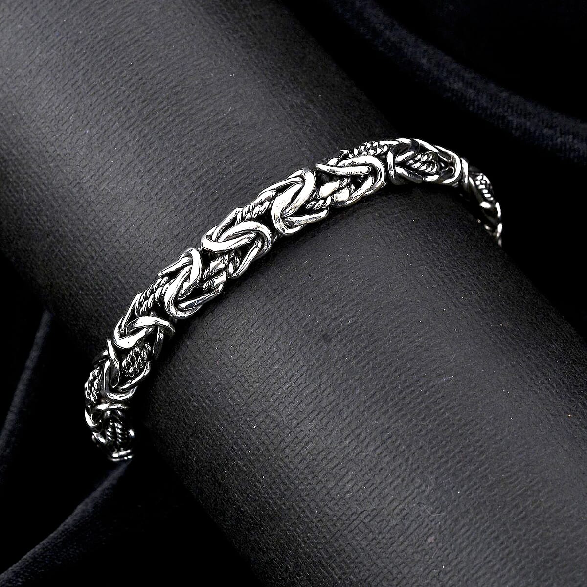 Bali Legacy Sterling Silver Borobudur Bracelet (7.25 In) 37.80 Grams image number 1