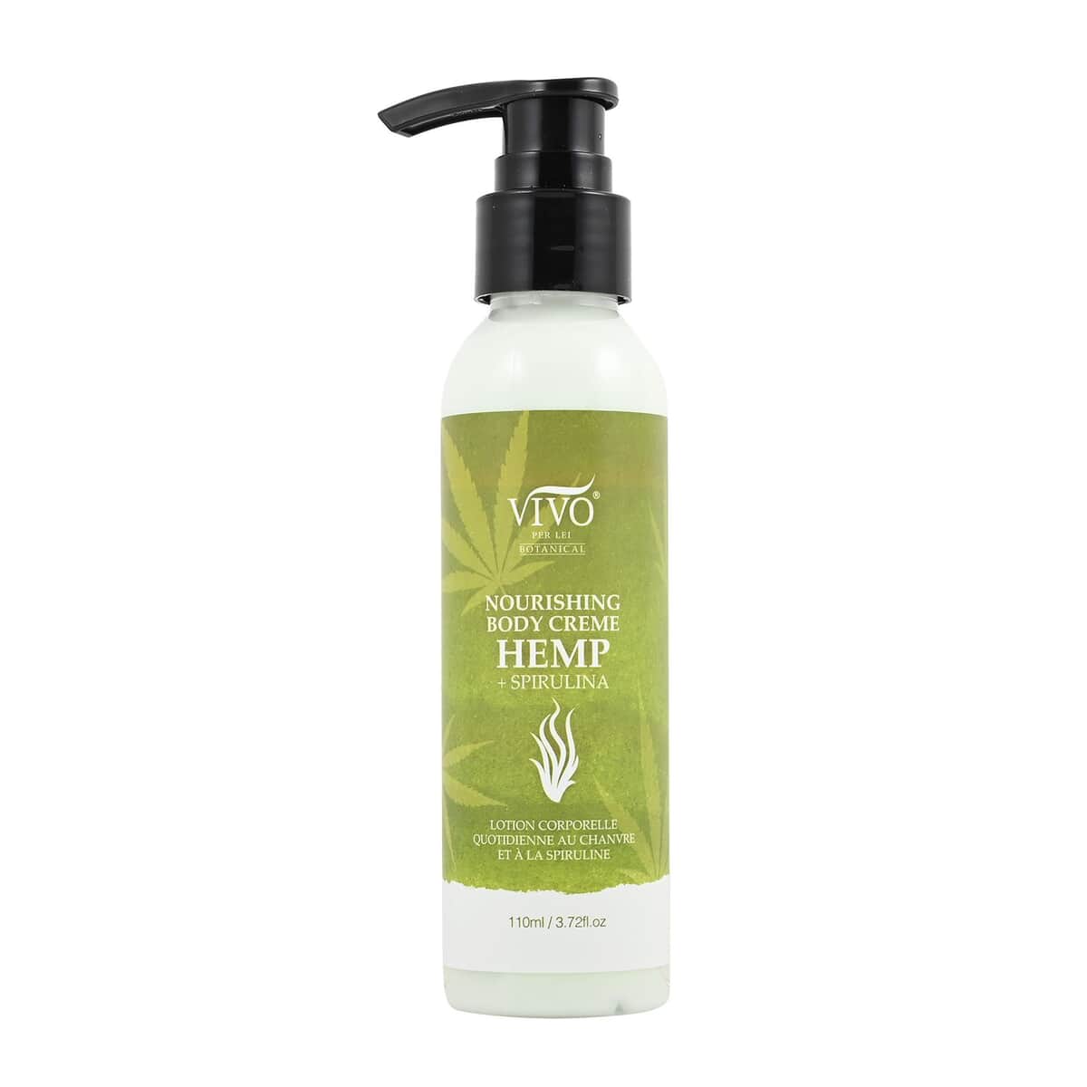 Hemp + Spirulina Fresh Body Set (Shower Gel, Body Lotion & Luffa) image number 2