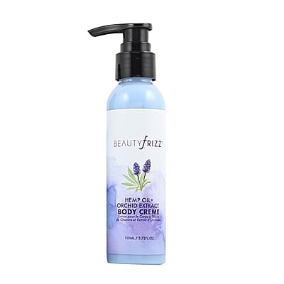 Hemp Oil + Orchid Extract Body Pamper Set (Shower Gel, Lotion, & Luffa)