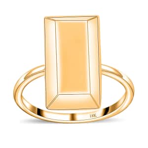 Iliana 18K Yellow Gold Bar Ring (Size 5.0) 2.50 Grams