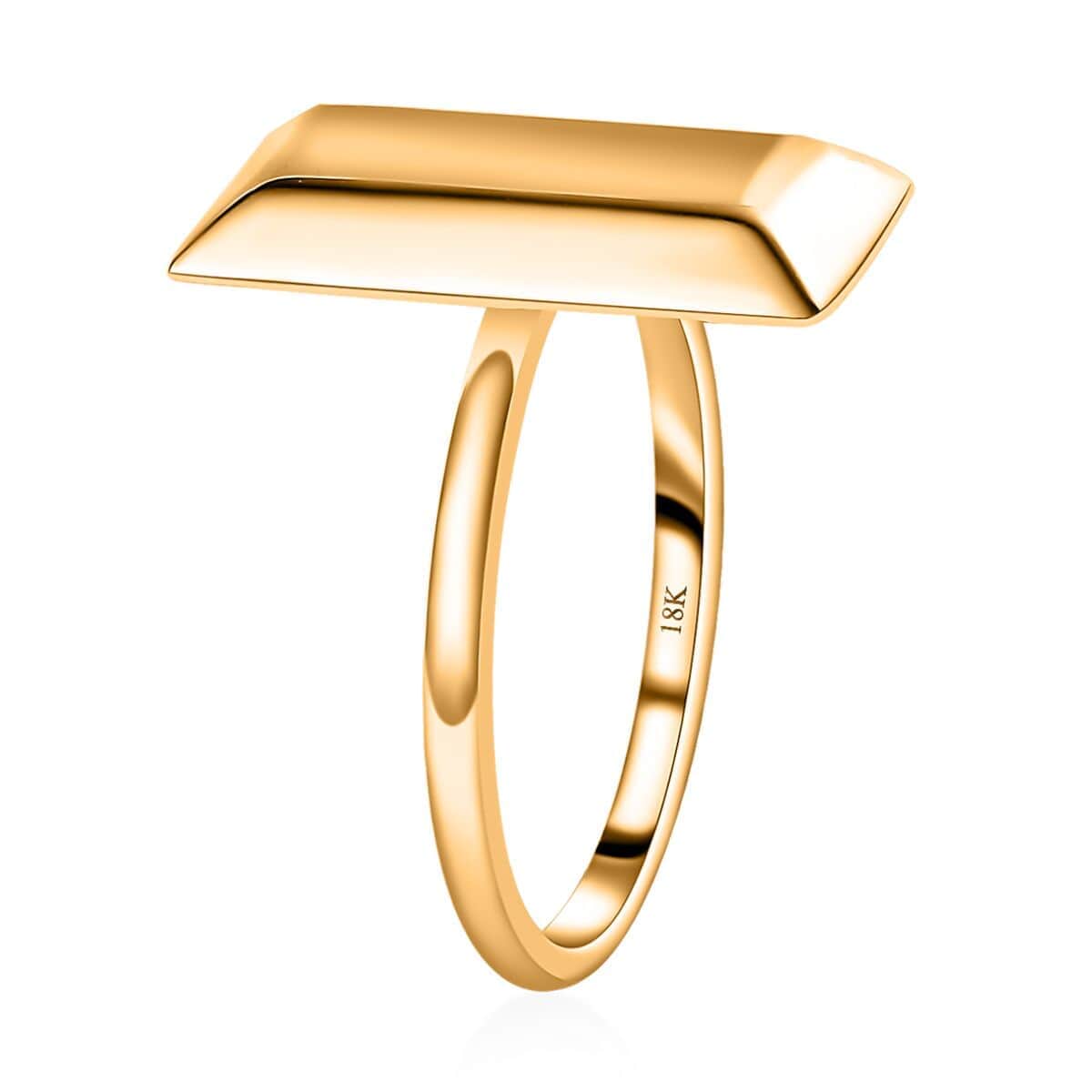 Iliana Bar Ring in 18K Yellow Gold 2.50 Grams(Size 6.0) image number 3