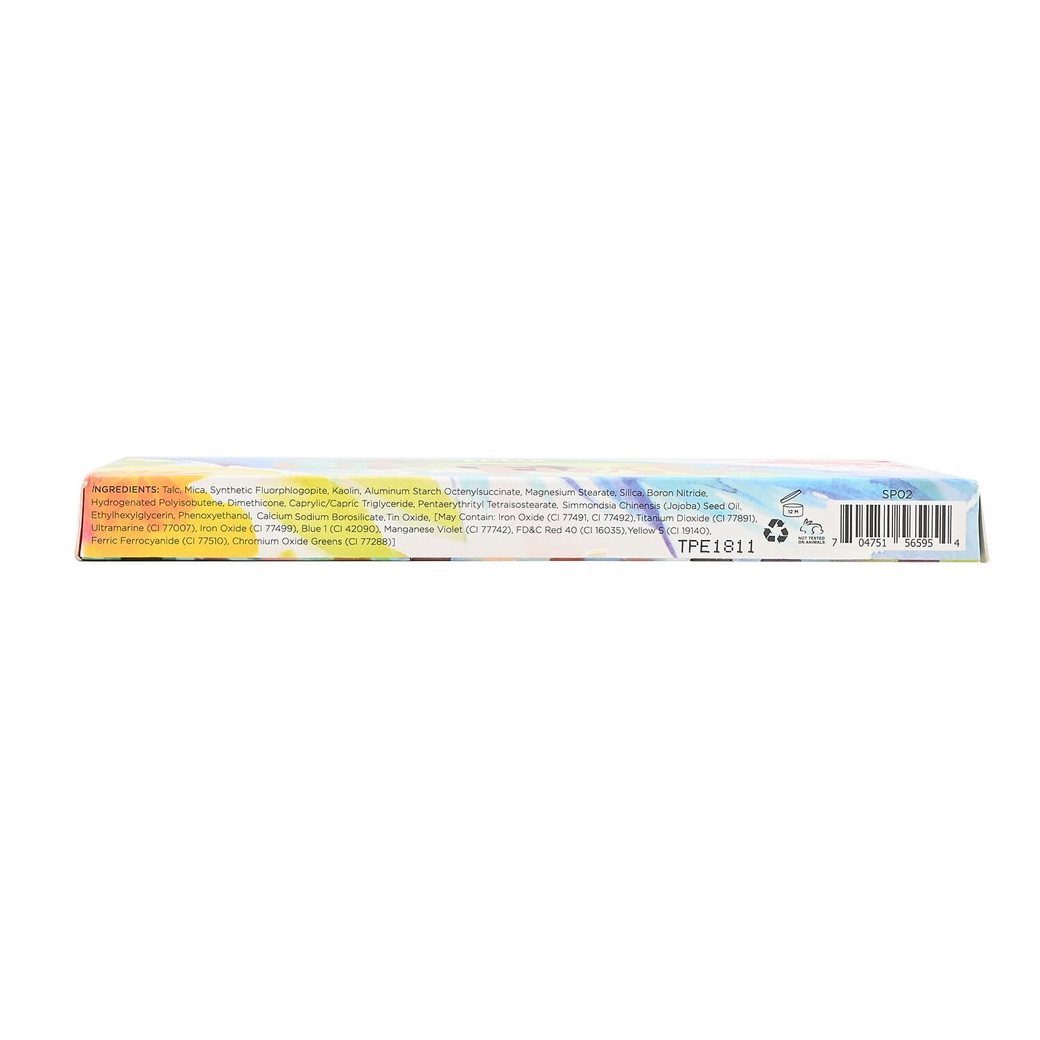 Closeout MIA DEL MAR Life is a Fiesta Vegan Eyeshadow Palette with Dual Ended Brush