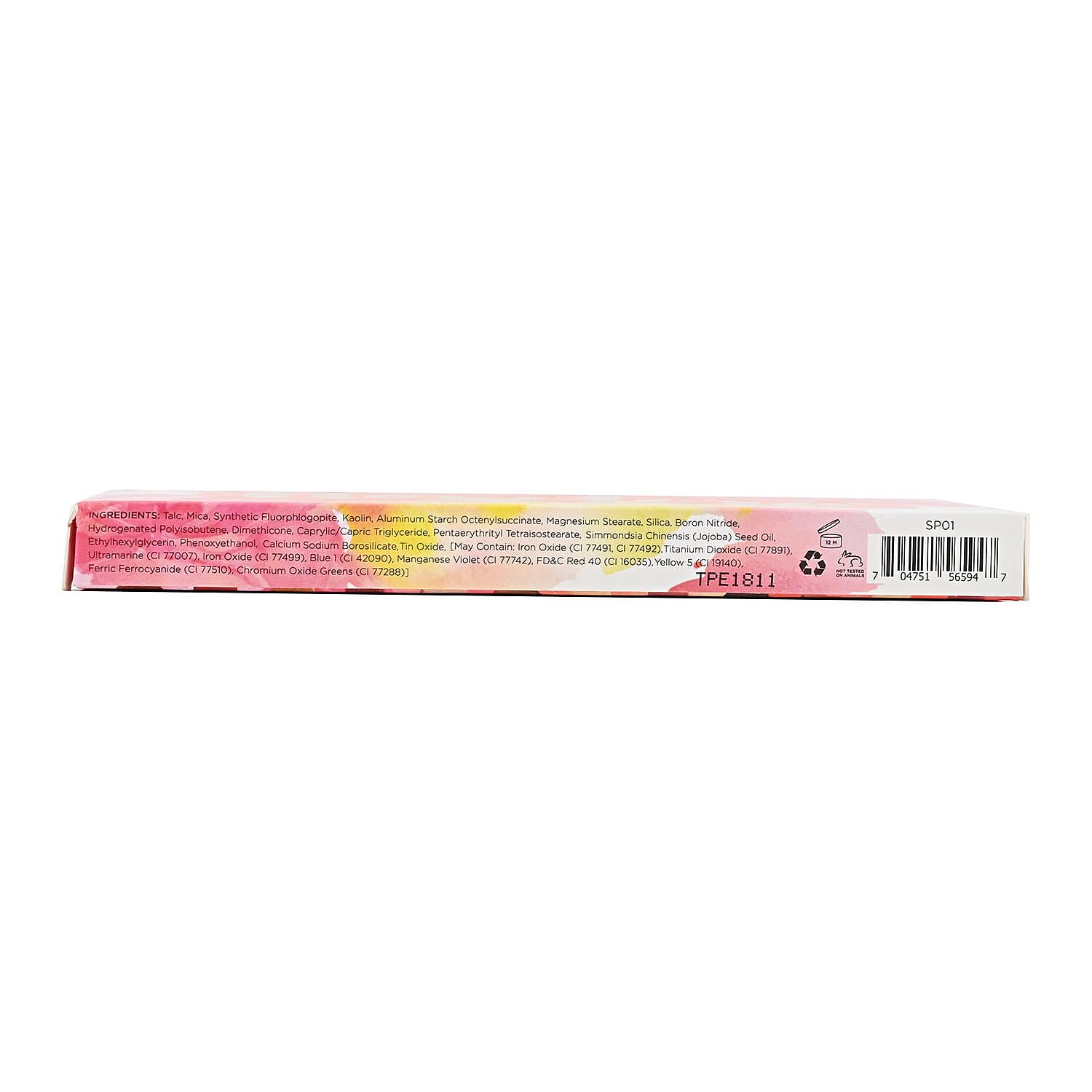 Closeout MIA DEL MAR Novelera Vegan Eyeshadow Palette with Dual Ended Brush