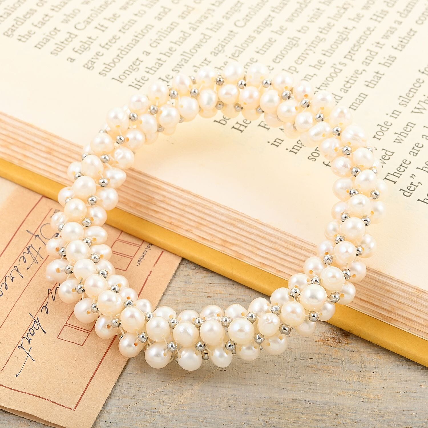 Freshwater Pearl Stretch Bracelet