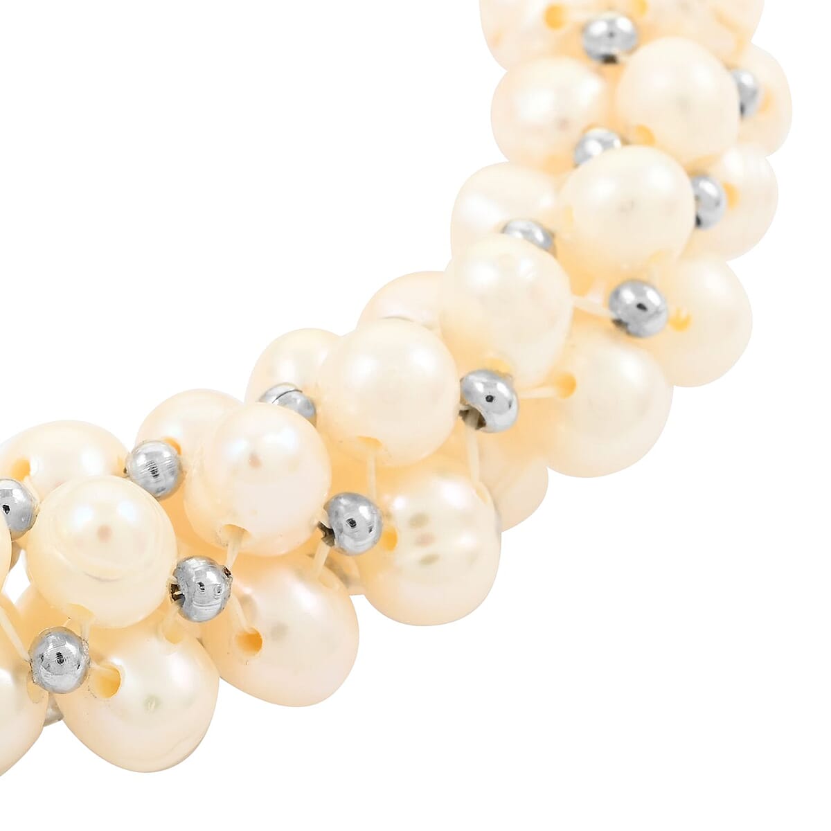 Freshwater Pearl Stretch Bracelet image number 2