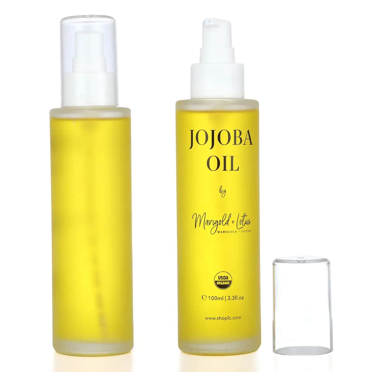 Marigold & Lotus Cold Pressed 100% Natural Jojoba Oil 3.3 oz, Unrefined Organic Jojoba Oil, Jojoba Oil for Hair and Skin image number 5