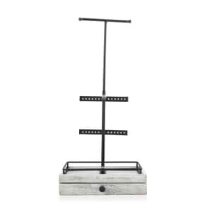 Tower Jewelry Holder -White