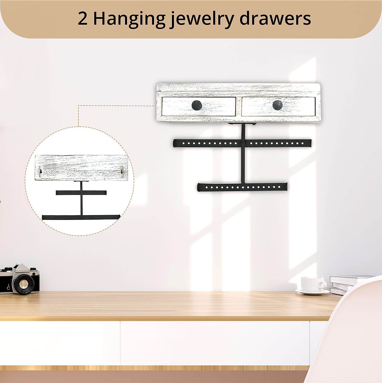 Jewelry Drawers -White