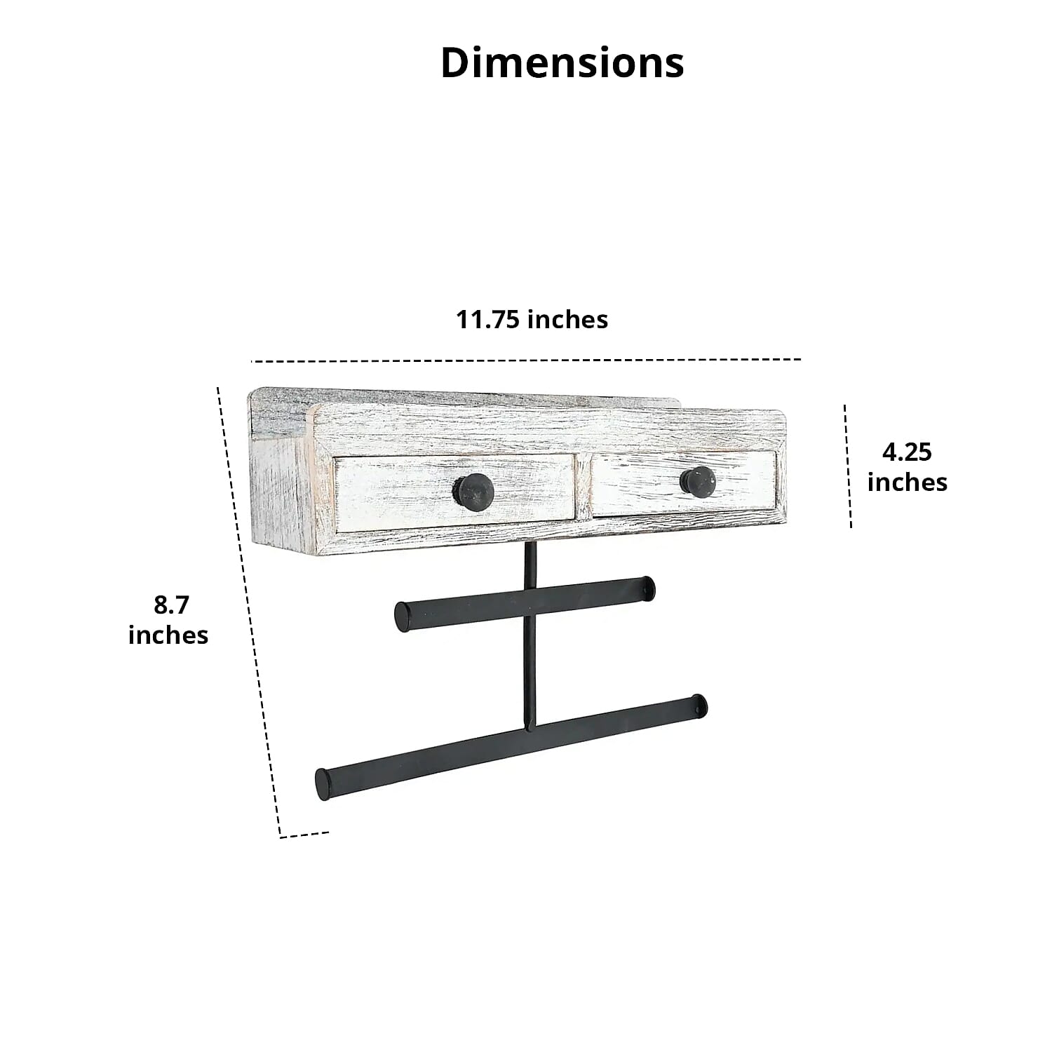 Jewelry Drawers -White