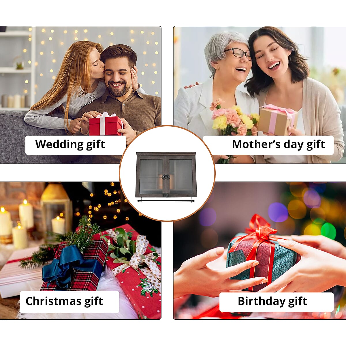 Cabinet Jewelry Organizer -Dark Brown image number 3