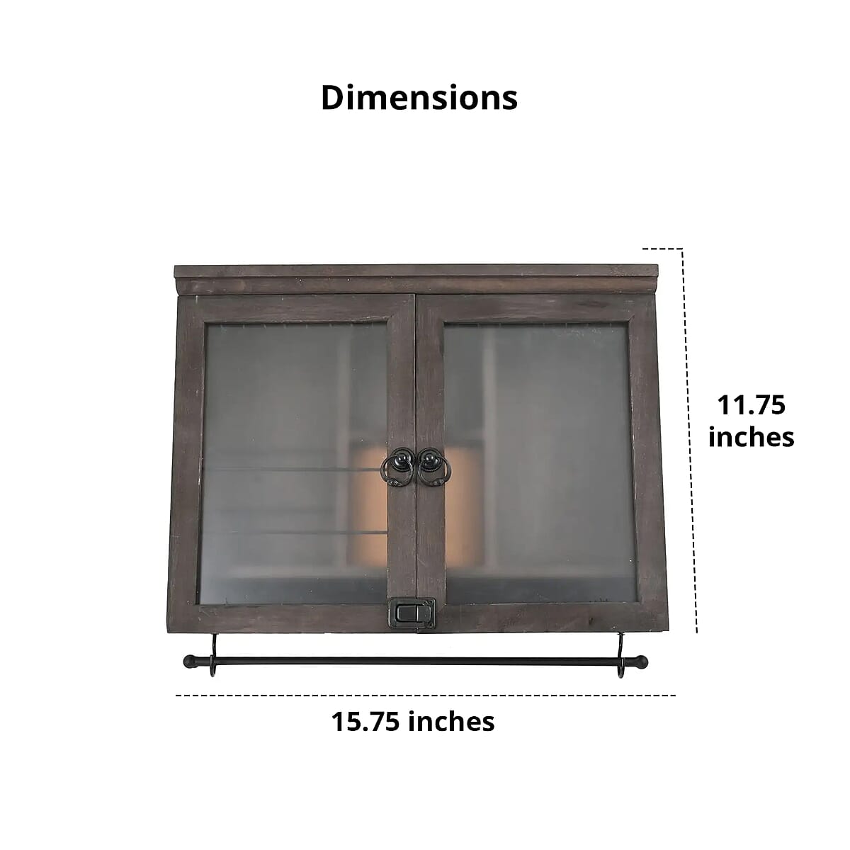 Cabinet Jewelry Organizer -Dark Brown image number 4