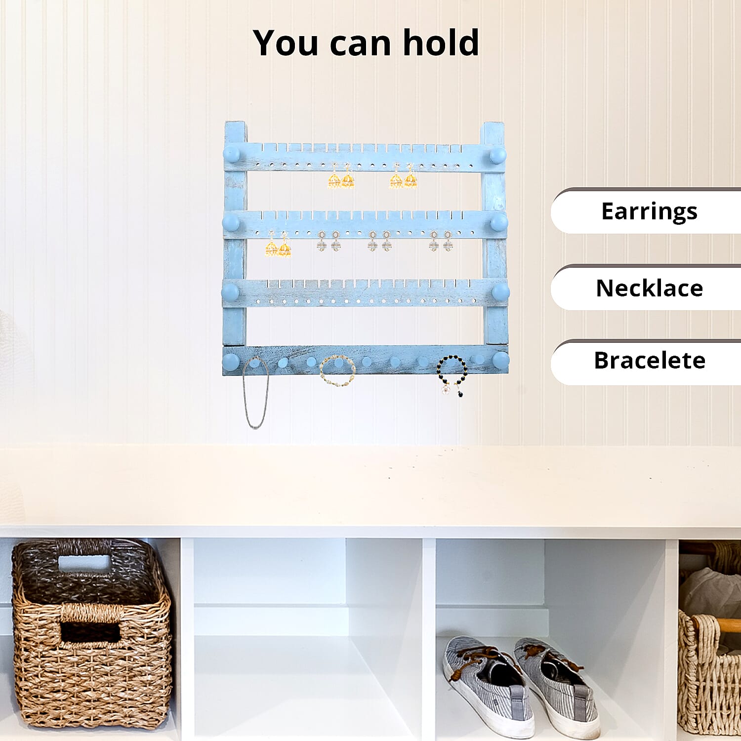 Earrings Organizer - Blue