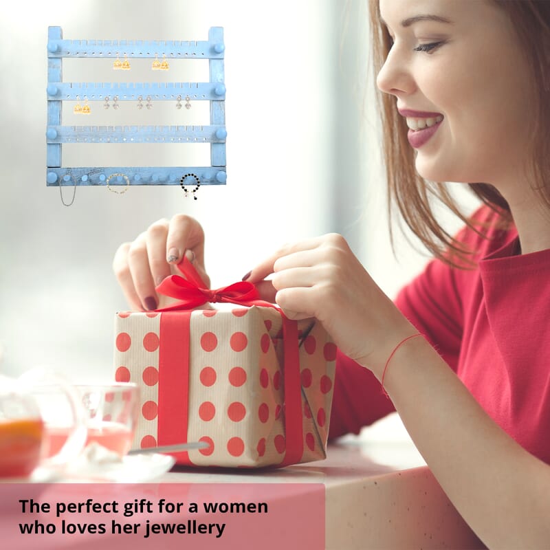 Earrings Organizer - Blue