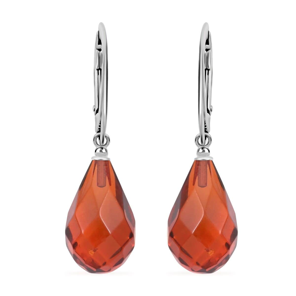 Buy Baltic Amber Earrings in Sterling Silver at ShopLC.