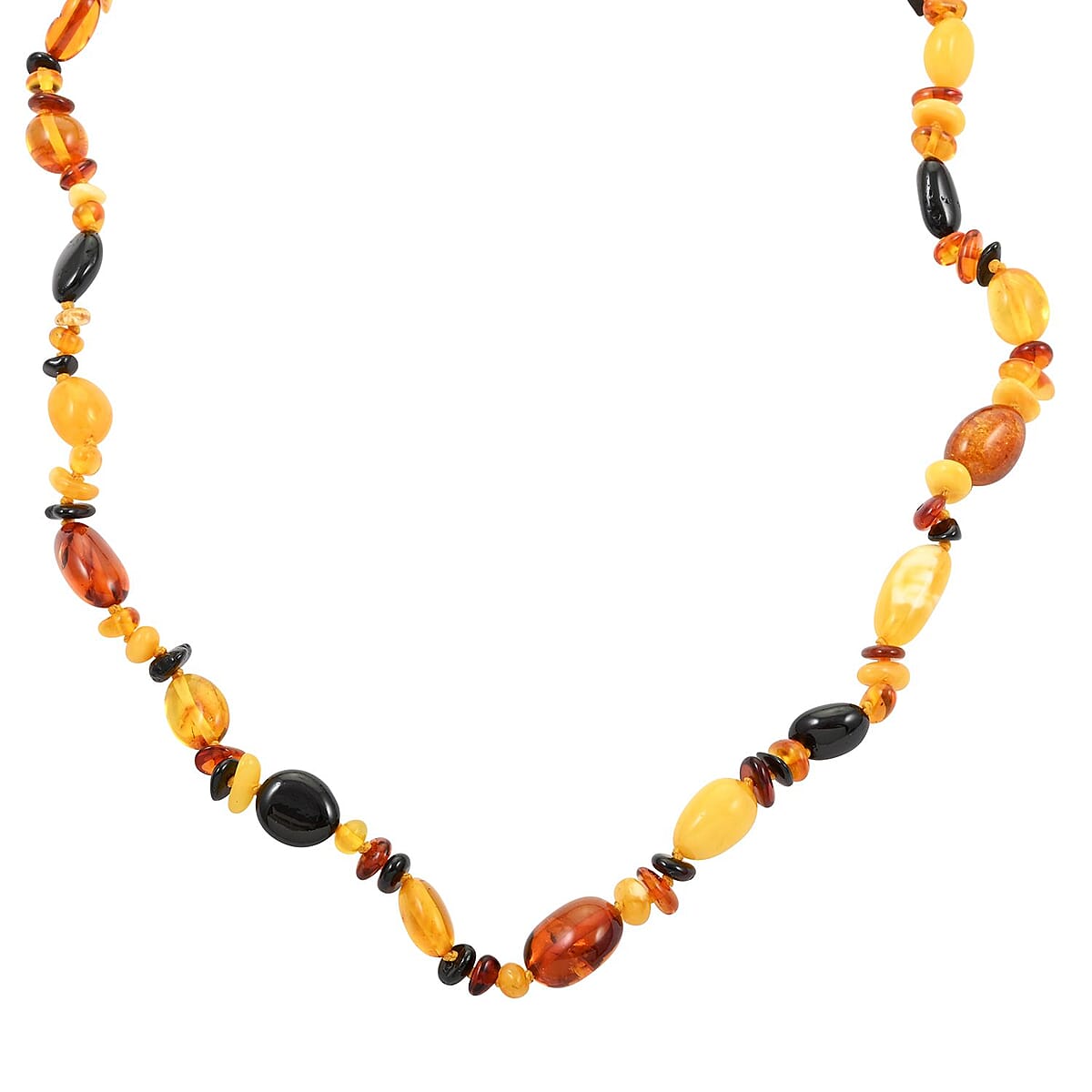 Baltic Amber Beaded Necklace (18 Inches) image number 2