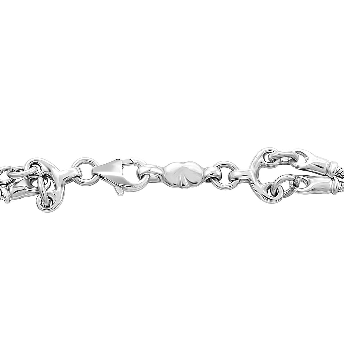 Baltic Amber Bracelet in Sterling Silver (7.50 In) image number 3