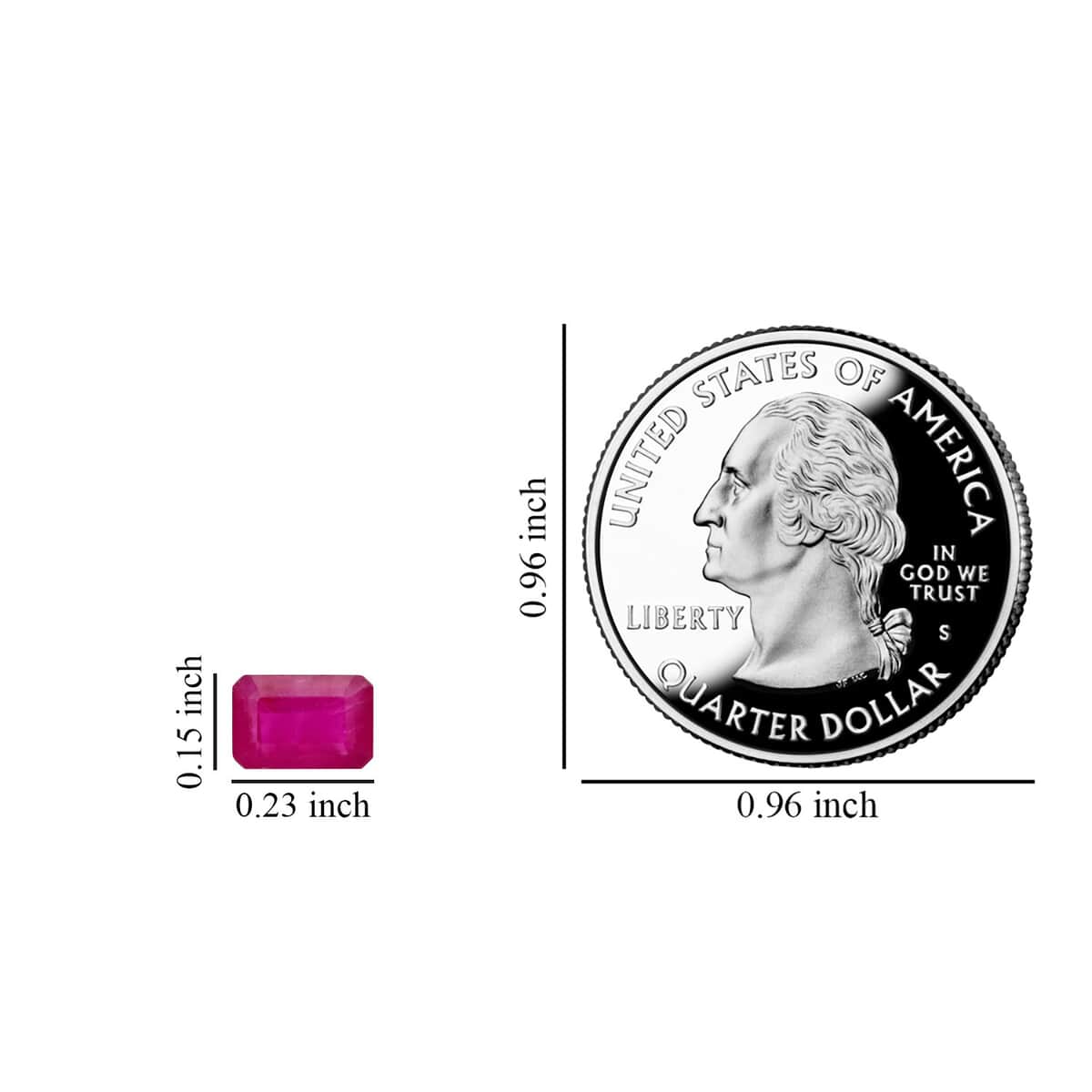 AAA Montepuez Ruby (Oct 6x4 mm) 1.50 ctw image number 4