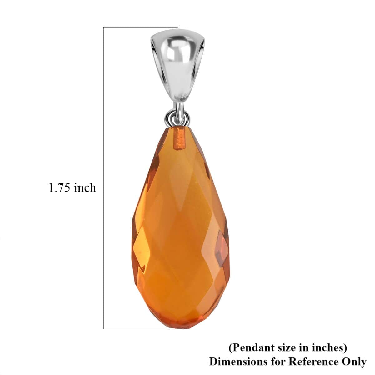 Baltic Amber Pendant in Sterling Silver image number 4