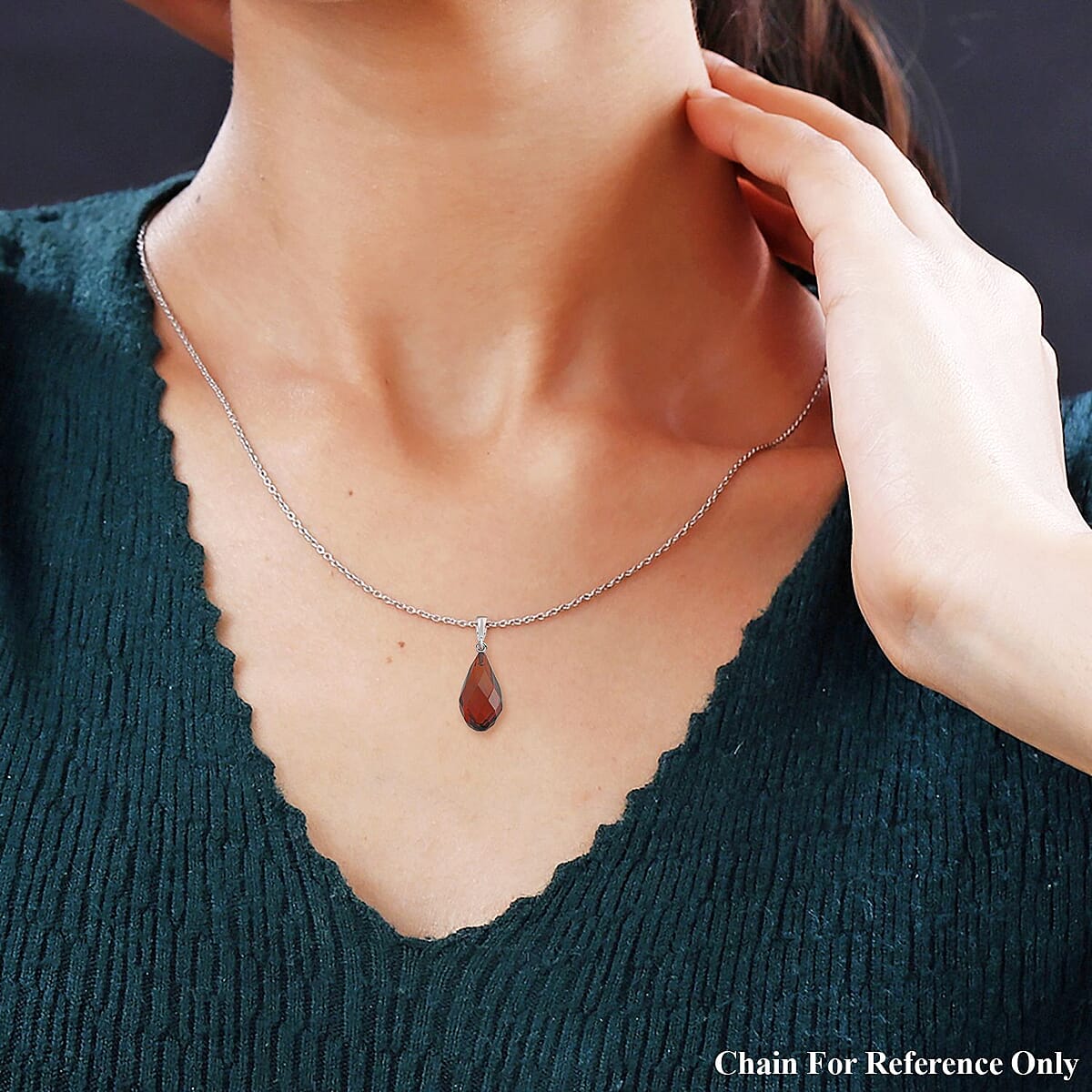 Baltic Amber Pendant in Sterling Silver image number 2