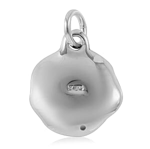 Rose Pendant without Chain in Sterling Silver 2.50 Grams