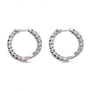 Multi-Tourmaline 3.96 ctw Earrings