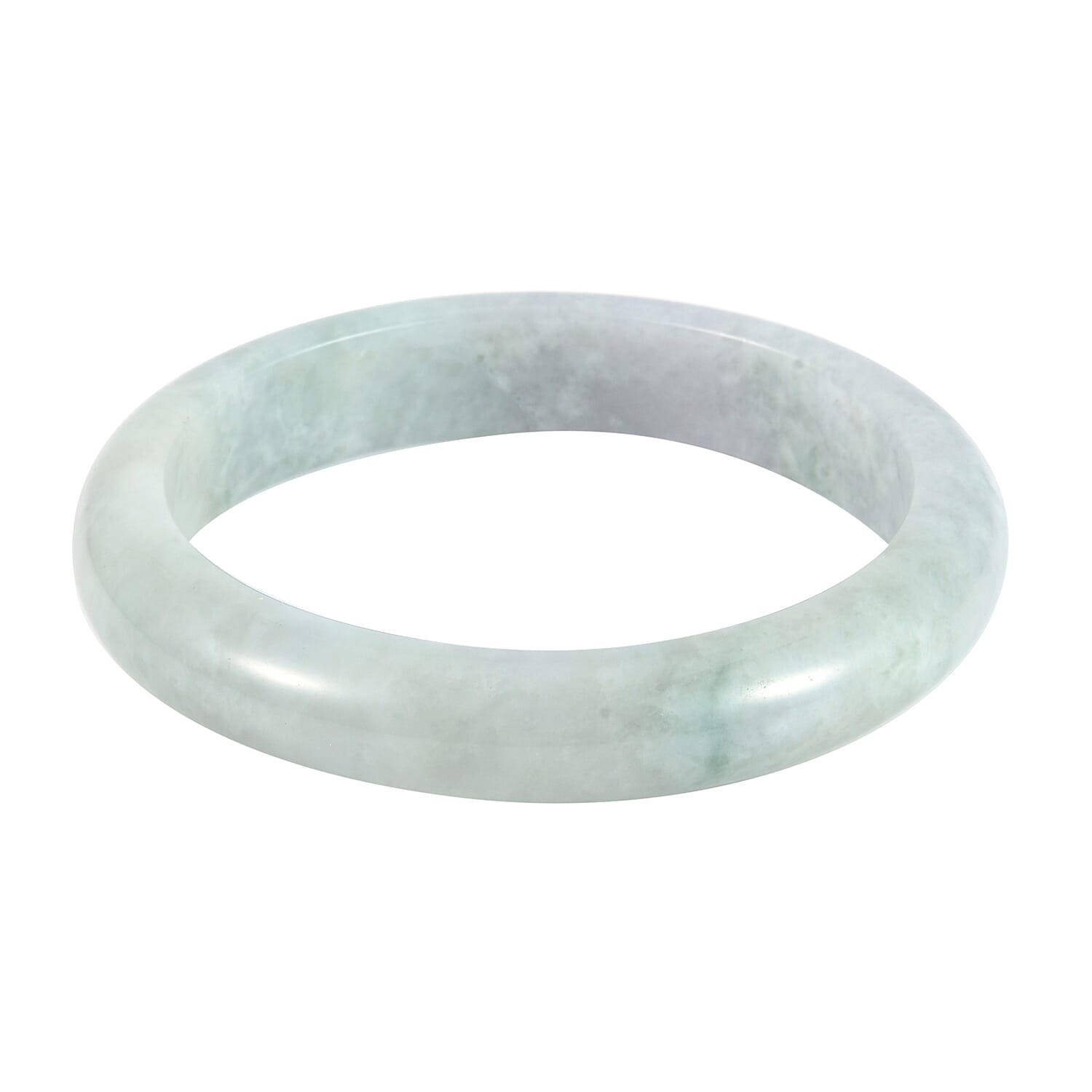 Natural Jade Bangle Bracelet (6.75 in) 270.00 ctw