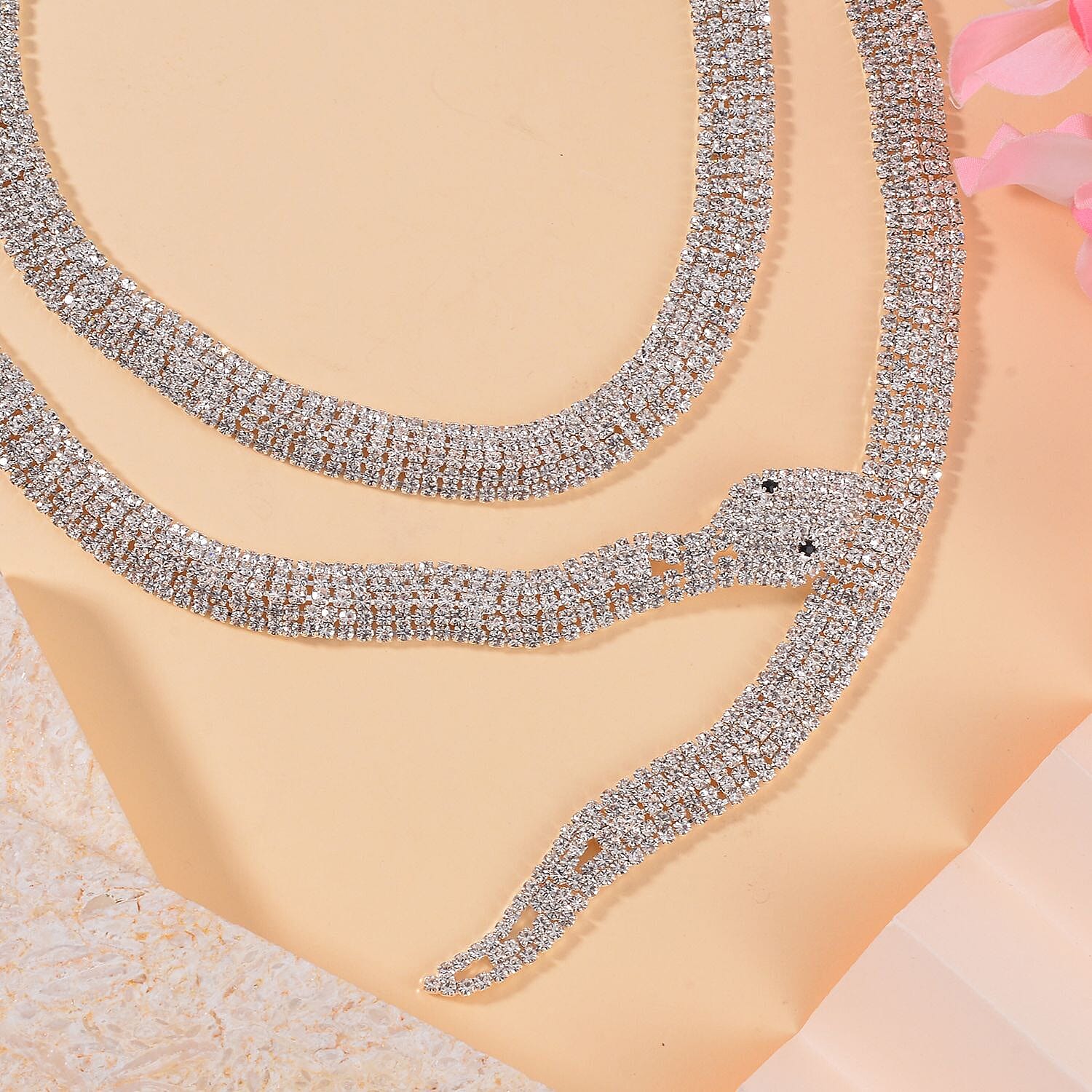 White Austrian Crystal - Product card gallery slide 2 (10145083588891)