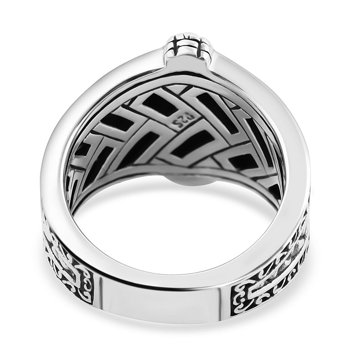Bali Legacy Sterling Silver Barong Ring (Size 5.0) 10.80 Grams image number 4