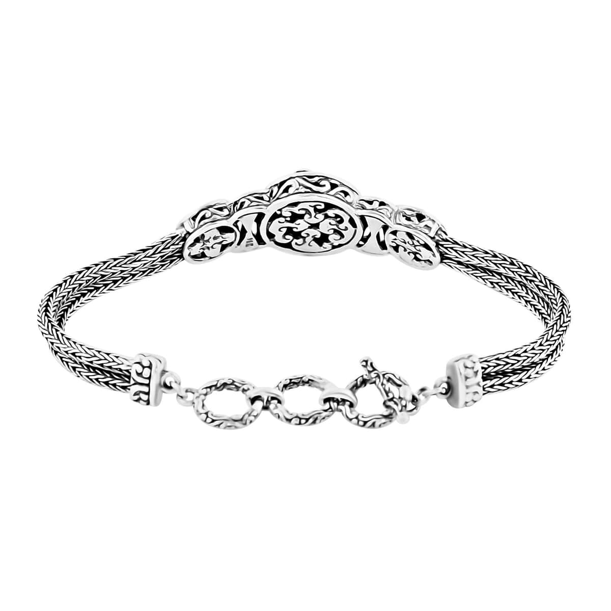 One Time Only Bali Legacy Sterling Silver Dragonfly Bracelet (7.25 In) (19.00 g) image number 3