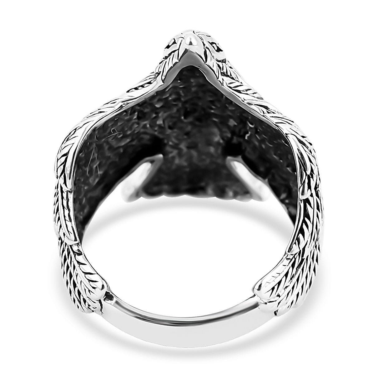 Bali Legacy Sterling Silver Eagle Ring (Size 7.0) 7.50 Grams image number 4