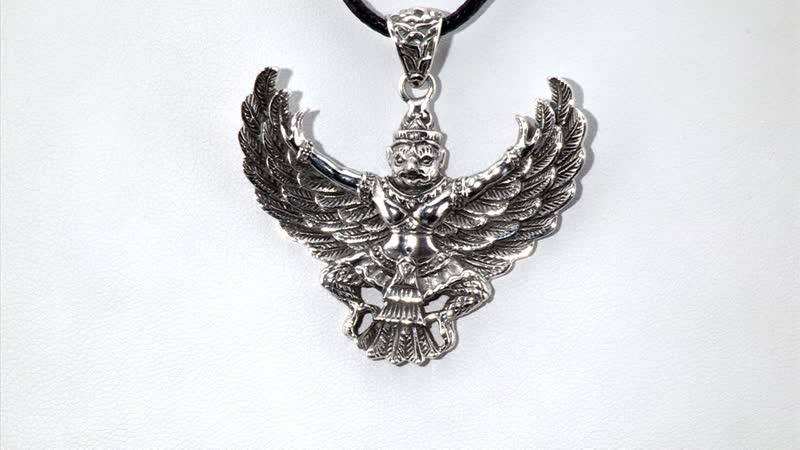 Bali Legacy Sterling Silver God Garuda Pendant 12.50 Grams