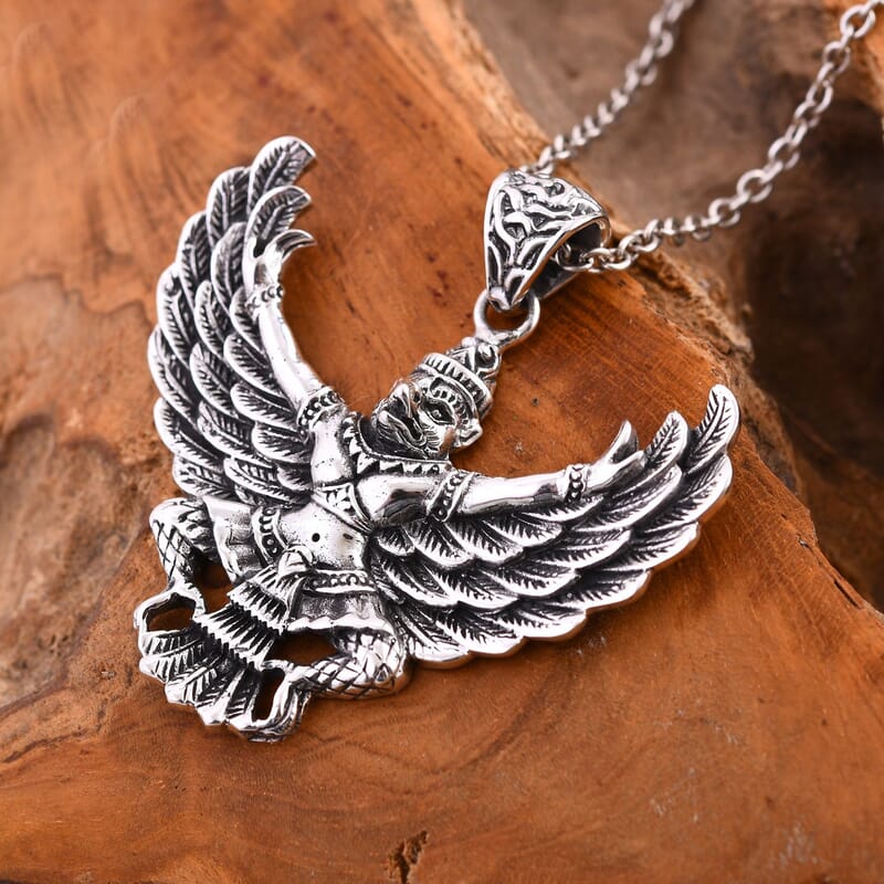 Bali Legacy Sterling Silver God Garuda Pendant 12.50 Grams