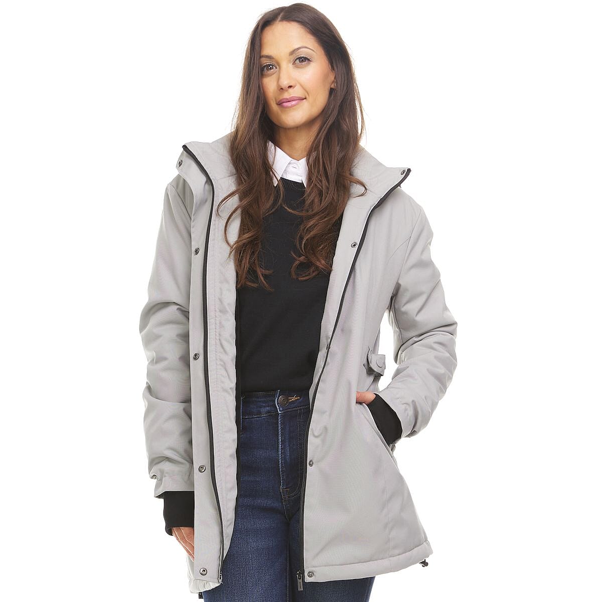 Buy Helios Heated Coat -Gray (L) at ShopLC.