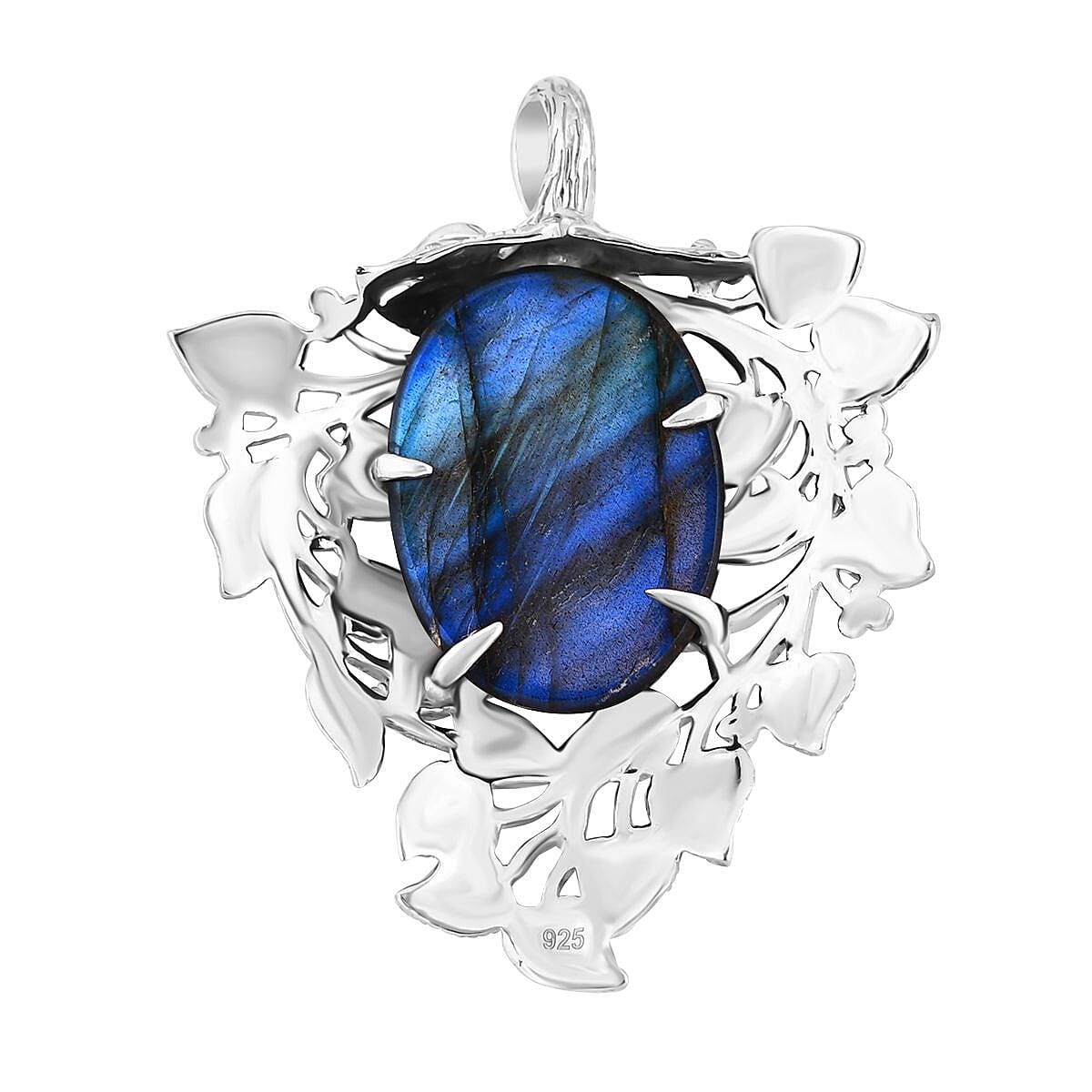 Labradorite 20.24 ctw Pendant in Sterling Silver